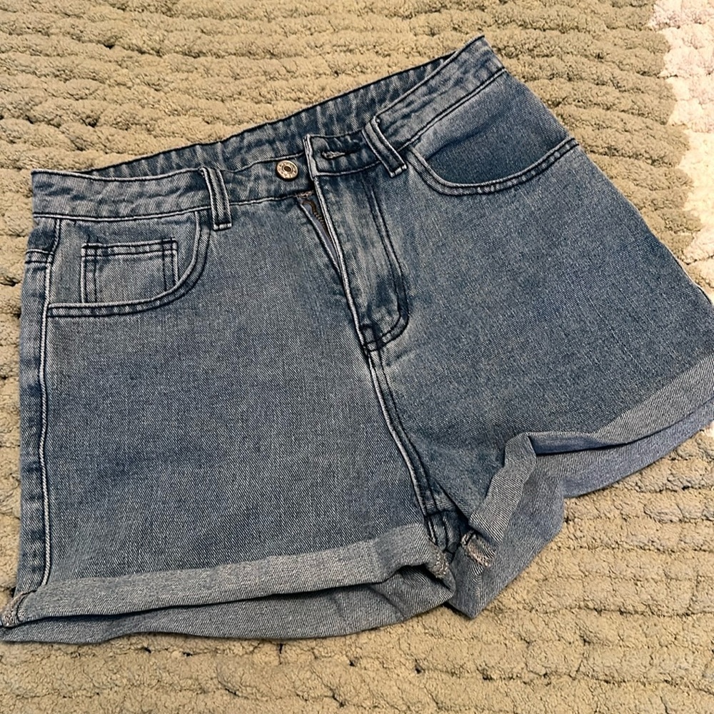 High Waisted Baggy Shorts